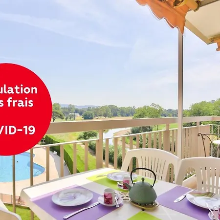 Joli T2 Vue Piscine - Proche Golf Appartement Mandelieu